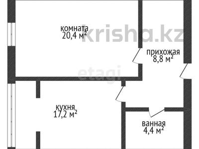 1-комнатная квартира, 50.7 м², 2/5 этаж, мкр. Алтын орда за 15.5 млн 〒 в Актобе, мкр. Алтын орда