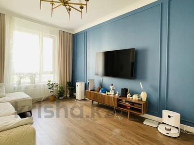 3-комнатная квартира · 101 м² · 3/14 этаж, Кабанбай батыра 56 а за 110 млн ₸ в Астане, Есильский р-н