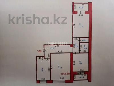 3-бөлмелі пәтер · 65.7 м² · 7/10 қабат, Камзина 354, бағасы: 25 млн ₸ в Павлодаре