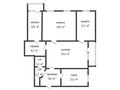4-комнатная квартира · 113.4 м² · 5/5 этаж, пушкина 140/1 за 31 млн ₸ в Костанае — фото 23