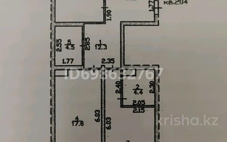 3-бөлмелі пәтер · 87.7 м² · 2/7 қабат, Райымбек батыра 169, бағасы: 57 млн ₸ в  — фото 2