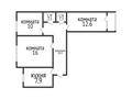 3-комнатная квартира, 60.7 м², 2/10 этаж, Темирбаева 39 за 22.5 млн 〒 в Костанае — фото 2