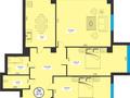 3-комнатная квартира · 120.7 м² · 12/13 этаж, Шамина 5в за 54 млн ₸ в Атырау, мкр Жилгородок — фото 2