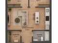 2-комнатная квартира · 54.5 м² · 6/6 этаж, Утеген батыра 39 — Толе би- Утеген батыра за 34.5 млн ₸ в Алматы, Ауэзовский р-н — фото 3