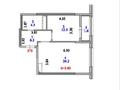2-комнатная квартира · 49.1 м² · 12/16 этаж, Е 882 7 за 27.9 млн ₸ в Астане, Нура р-н — фото 3