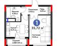 1-комнатная квартира · 36 м² · 8/9 этаж, Е 117 55 за 25 млн ₸ в Астане, Есильский р-н — фото 12