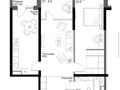 3-комнатная квартира · 78 м² · 6/7 этаж, мкр Томирис, Рыскулова 103/6 за 40 млн ₸ в Алматы, Алатауский р-н — фото 8