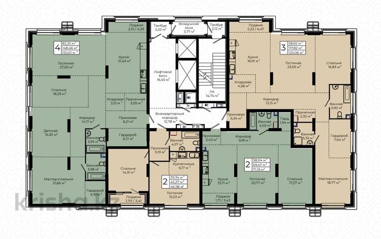 2-бөлмелі пәтер · 46.7 м² · 4/12 қабат, Аскара Токпанова 18стр, бағасы: 24.5 млн 〒 в Астане — фото 4