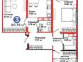 3-бөлмелі пәтер · 83 м² · 4/9 қабат, Е 652 22 — VELA VILLAGE, бағасы: 56 млн ₸ в Астане, Есильский р-н — фото 16