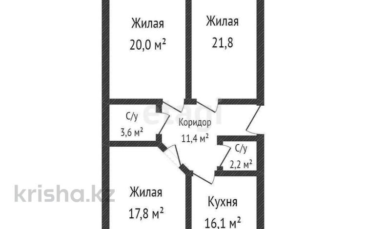 3-комнатная квартира · 95 м² · 5/5 этаж, мкр. Алтын орда 2г за 17.5 млн ₸ в Актобе — фото 2