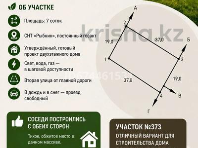 Жер телімі · 7 сотық, Садовое общество "Рыбник", бағасы: 5 млн ₸ в Атырау