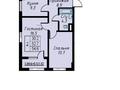 2-комнатная квартира, 52.7 м², 5/9 этаж, Соболева 9А за ~ 18.4 млн 〒 в Конаеве (Капчагай) — фото 2