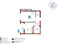 1-комнатная квартира · 37 м² · 8/9 этаж, Е 101 5 — Туран-космический центр ракеты за 37 млн ₸ в Астане, Нура р-н