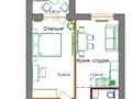 1-бөлмелі пәтер · 42.8 м² · 6/9 қабат, мкр Юго-Восток, Микрорайон Степной-2 участок 2/6, бағасы: 27.8 млн ₸ в Караганде, Казыбек би р-н — фото 18