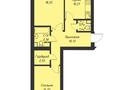 2-комнатная квартира · 62.3 м² · 3/5 этаж, мкр Уркер, Коргалжин 128 за 31 млн ₸ в Астане, Нура р-н — фото 2