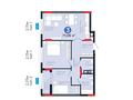 3-бөлмелі пәтер · 71.8 м² · 9/9 қабат, Е-321 4, бағасы: 41 млн ₸ в Астане
