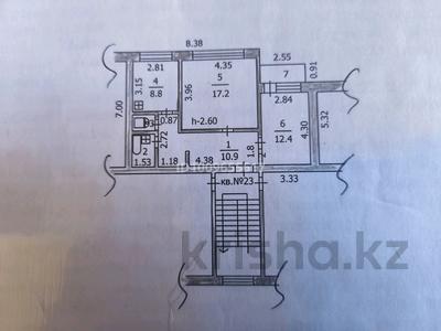 2-комнатная квартира · 53.5 м² · 3/5 этаж, Олимпийская 20 за 11 млн ₸ в Курчатове