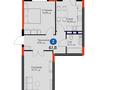 2-бөлмелі пәтер · 62 м² · 3/8 қабат, Фаризы онгарсыновой 8 — Онгарсынова - Аль Фараби, бағасы: 52.5 млн ₸ в Астане, Есильский р-н — фото 11