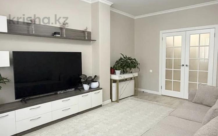 3-комнатная квартира · 77.2 м² · 8/9 этаж, Сауран 4 за 46 млн ₸ в Астане, Есильский р-н — фото 2
