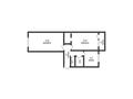 2-бөлмелі пәтер · 49.9 м² · 5/5 қабат, Джамбула, бағасы: 19.5 млн ₸ в Костанае