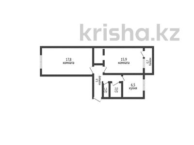 2-бөлмелі пәтер · 49.9 м² · 5/5 қабат, Джамбула, бағасы: 19.5 млн ₸ в Костанае