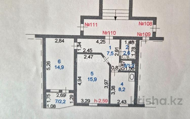 2-бөлмелі пәтер · 52.5 м² · 4/5 қабат, Боровская 111, бағасы: 16.7 млн ₸ в Щучинске — фото 2