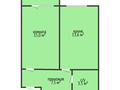 1-бөлмелі пәтер · 40.7 м² · 1/6 қабат, Микрорайон Береке 47, бағасы: 22 млн ₸ в Костанае — фото 11