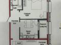 2-комнатная квартира · 56.84 м² · 2/9 этаж, Шаймерден Косшыгулулы 27/1 за 27 млн ₸ в Астане