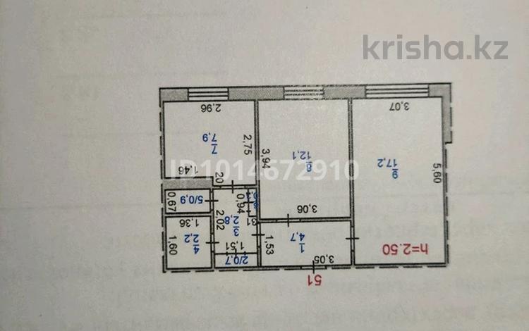 2-комнатная квартира · 52 м² · 1/6 этаж, Малайсары Батыра 19 за 17 млн ₸ в Павлодаре — фото 2