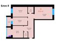 3-комнатная квартира, 95.8 м², 4/5 этаж, мкр. Алтын орда за ~ 21.1 млн 〒 в Актобе, мкр. Алтын орда — фото 2