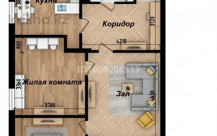 3-бөлмелі пәтер · 78.21 м² · 4/9 қабат, мкр Кайрат, Сыбызгы 100, бағасы: 33 млн ₸ в Алматы, Турксибский р-н — фото 15
