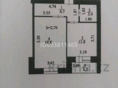 1-комнатная квартира, 42.2 м², 8/9 этаж, Нажмиденова 52 — А-426 за 16.2 млн 〒 в Астане