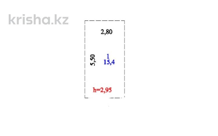 Паркинг · 15.4 м² · Кунаев 5 за 7.5 млн ₸ в Астане, Есильский р-н — фото 2