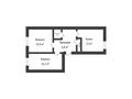2-комнатная квартира · 52 м² · 1/3 этаж, ДЭУ 2 за 2 млн ₸ в Боровском — фото 10