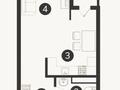 1-комнатная квартира · 36 м² · 3/7 этаж, Естай 39/3 за 19.5 млн ₸ в 