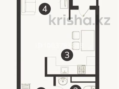 1-комнатная квартира · 36 м² · 3/7 этаж, Естай 39/3 за 19.5 млн ₸ в 