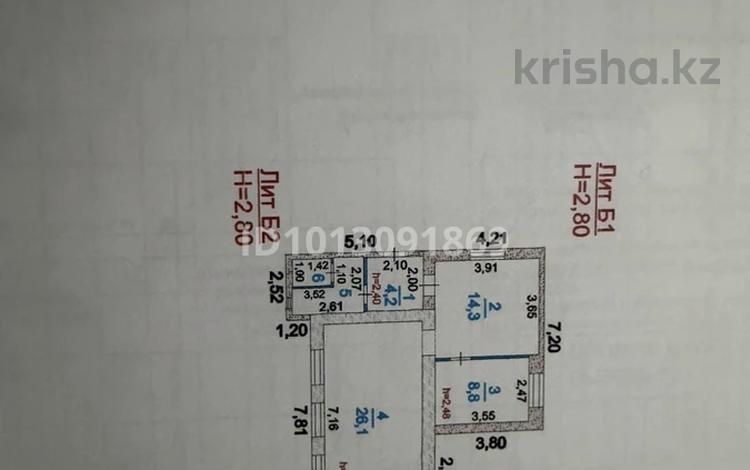 Жеке үй · 2 бөлме · 58.5 м² · 292 жүзд., Нажимеденова 134а — Возле моста Алиева, бағасы: 13 млн ₸ в Атырау — фото 2