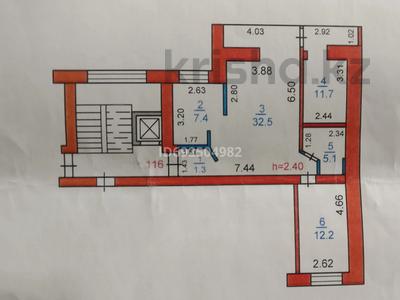 3-комнатная квартира, 71 м², 9/10 этаж, козыбаева за 26 млн 〒 в Костанае