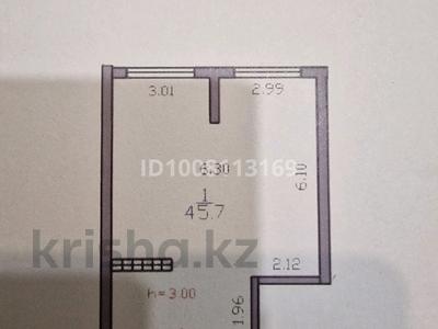 1-комнатная квартира · 46 м² · 4/12 этаж, мкр Дарабоз, Момышулы 100 — Рыскулова, Момышулы за 25 млн 〒 в Алматы, Алатауский р-н