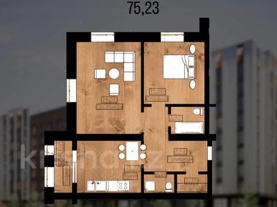 2-комнатная квартира, 75 м², 2/5 этаж, мкр. Алтын орда 4д за 25 млн 〒 в Актобе, мкр. Алтын орда