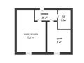 1-комнатная квартира · 21.2 м² · 1/5 этаж, Сатпаева за 6.2 млн ₸ в Актобе — фото 11