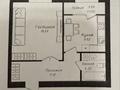 1-комнатная квартира · 41.23 м² · 9/12 этаж, Улы Дала 38/1 за 26 млн ₸ в Астане, Нура р-н
