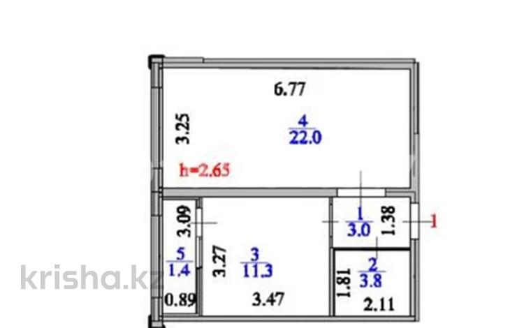 2-бөлмелі пәтер · 41.5 м² · 2/9 қабат, Аль-Фараби, бағасы: 25 млн ₸ в Астане, Есильский р-н — фото 4