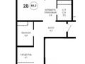 3-комнатная квартира · 88.2 м² · 5/9 этаж, Каныша Сатпаева 90а/1 - 3 ОЧЕРЕДЬ за ~ 65.4 млн ₸ в Алматы, Бостандыкский р-н — фото 3