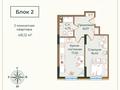 1-бөлмелі пәтер · 48.12 м² · 4/9 қабат, Соболева 9А, бағасы: ~ 19.7 млн ₸ в Конаеве — фото 2