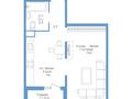 1-комнатная квартира · 34 м² · 3/9 этаж, Райымбек 590/15 за 22.5 млн ₸ в Алматы, Наурызбайский р-н — фото 2