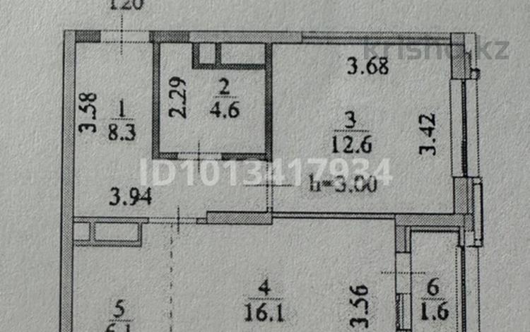 2-бөлмелі пәтер · 49.4 м² · 4/18 қабат, Сыганак 28 — Пересечение ул. Сығанак и ул. Төле би, бағасы: 36.5 млн ₸ в Астане, Нура р-н — фото 2