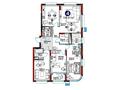 4-комнатная квартира · 138.61 м² · 4/14 этаж, E-899 5а за ~ 134.3 млн ₸ в Астане, Нура р-н — фото 3