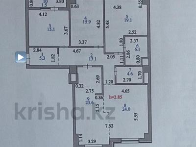 4-бөлмелі пәтер, 130 м², 13/21 қабат, Калдаякова 3, бағасы: 69.5 млн 〒 в Астане, Алматы р-н