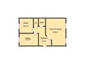 2-комнатная квартира · 64.3 м² · 4/5 этаж, Абая 162 за 26 млн ₸ в Костанае — фото 20